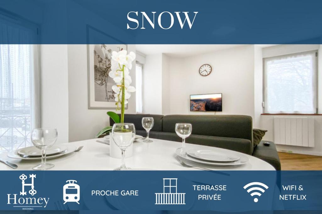 Appartement HOMEY SNOW - Proche Gare - Balcon privé - Wifi 738 Avenue Jean Jaurès 74800 La Roche-sur-Foron