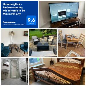 Appartement Hummelglück - Ferienwohnung mit Terrasse in 30 Min in HH City 7 Bardal 21227 Bendestorf Basse-Saxe