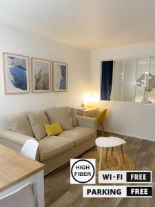 Appartement HYGGE - Superbe Apt rénové Rouen Gare avec parking privatif 1 Rue Senard 76000 Rouen Normandie