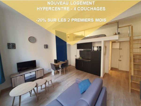 Appartement Hypercentre - Studio rénové pour 4 Pers 26 Rue Maréchal Joffre 13300 Salon-de-Provence
