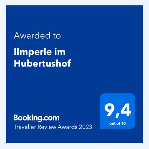 Ilmperle im Hubertushof
