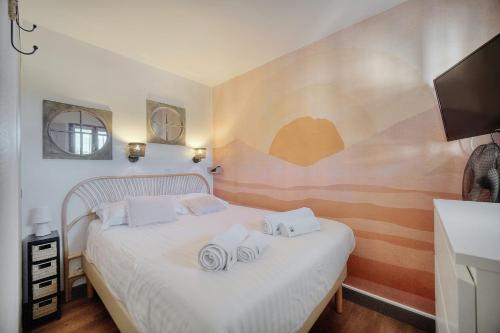 IMMOGROOM - 1BR sea view - Wifi - Terrace - AC - Pool - Parking
