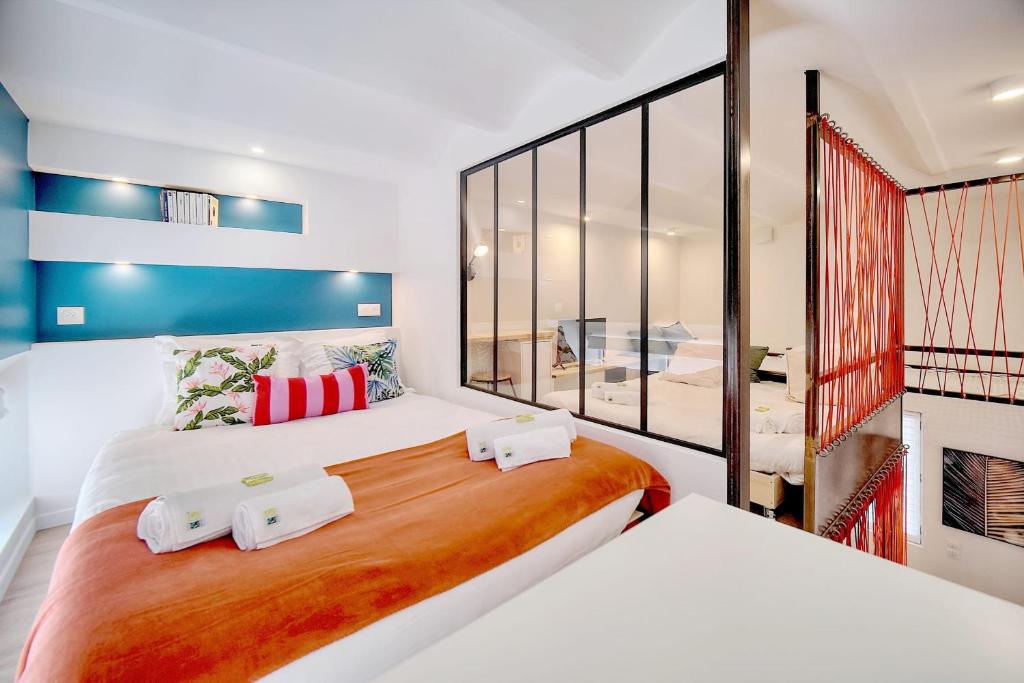 IMMOGROOM - 2 minutes from the beaches - Renovated - Mezzanine - Netting 7 rue Jean Dollfus, 06400 Cannes