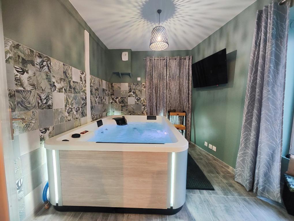 Jacuzzi privatif - Suite Amazonie - 1 ou 2 chambres RDC 1 Boulevard Aristide Briand, 77390 Chaumes-en-Brie