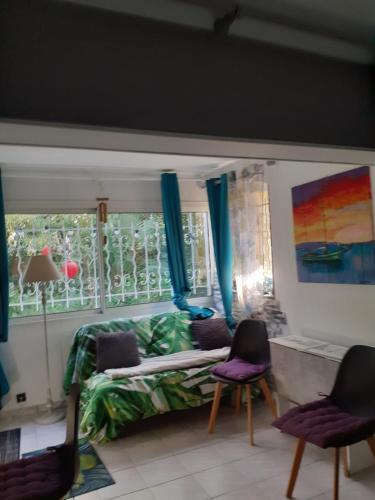 Jardin et bambous, studio cosy, classé