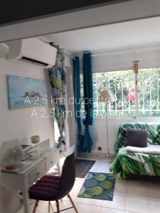 Jardin et bambous, studio cosy, classé