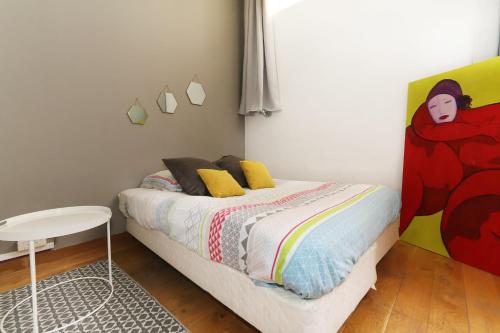 Joli appartement aux Beaux Arts Loft avec Terrasse