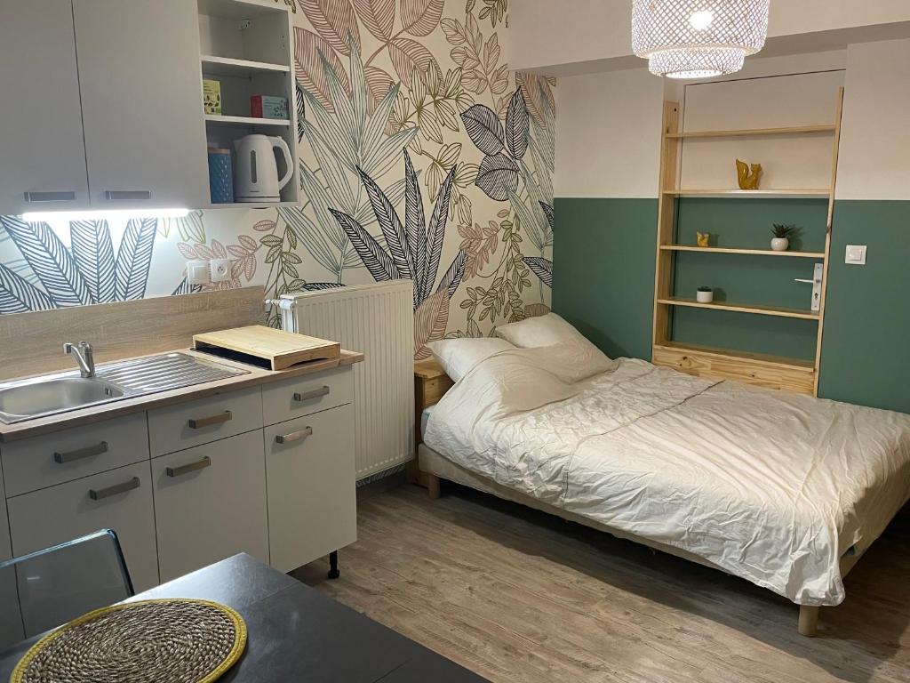 Joli studio avec jardin, proche CHU Amiens Sud 4 Chemin de Saleux, 80480 Dury