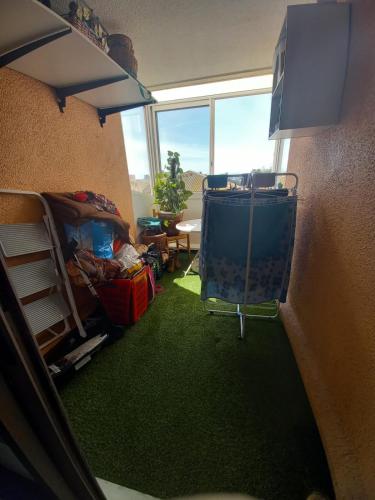 Joli studio avec véranda les pieds dans l eau