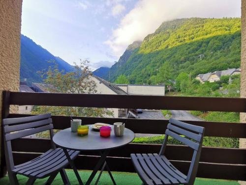 Joli studio vue sur les montagnes avec balcon