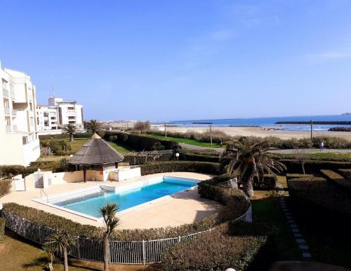 Joli T2 piscine vue mer SAVANNA BEACH I Cap d'Agde
