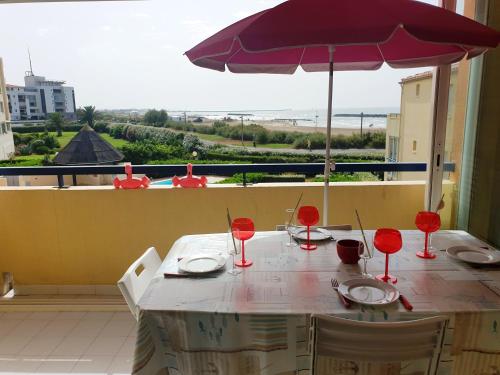 Joli T2 piscine vue mer SAVANNA BEACH I Cap d'Agde