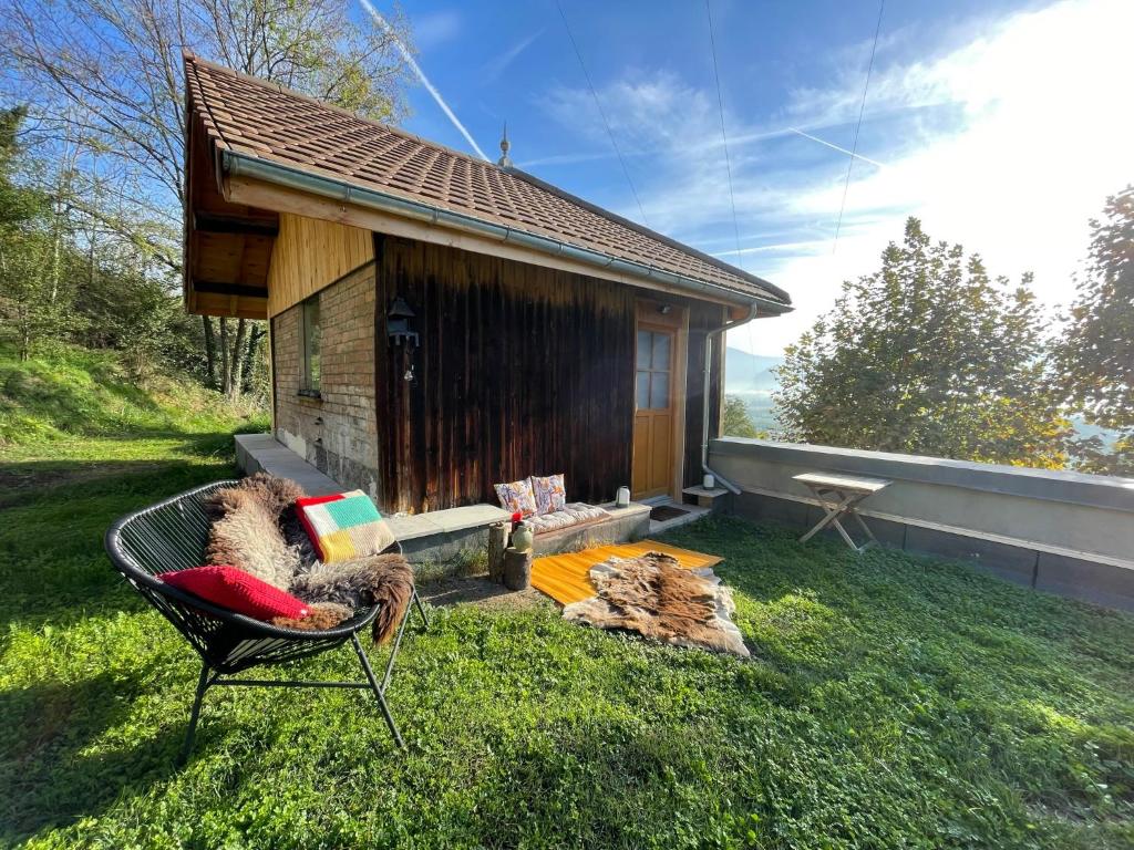 Jolie cabane pour les amoureux de la nature Chougnes, 38210 Tullins