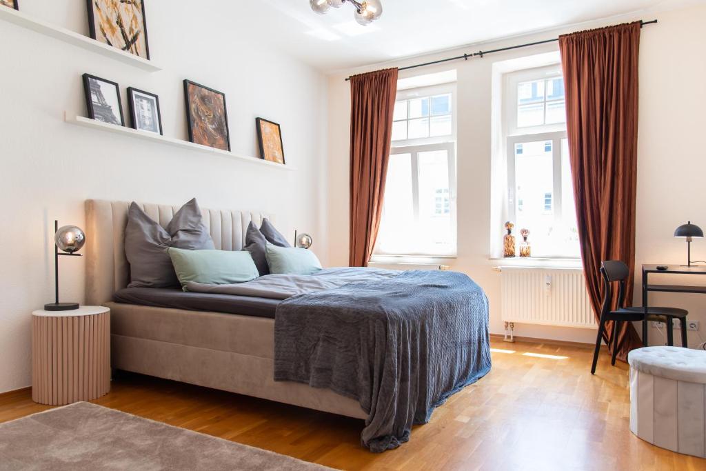 Appartement Kaßberg - Studio mit Balkon, Netlfix und Wifi 35 Ulmenstraße 09112 Chemnitz