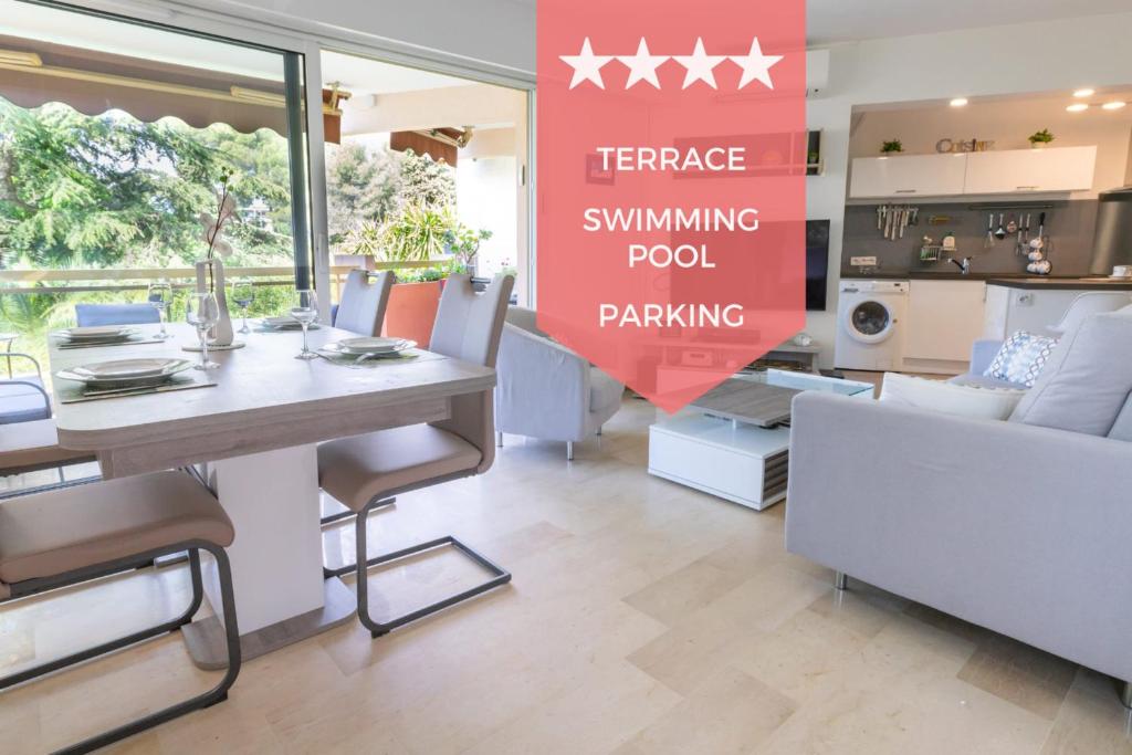 KIKILOUE Cannes 2-bedroom apartment with terrace and swimming pool 88 avenue Isola Bella, 06400 Cannes