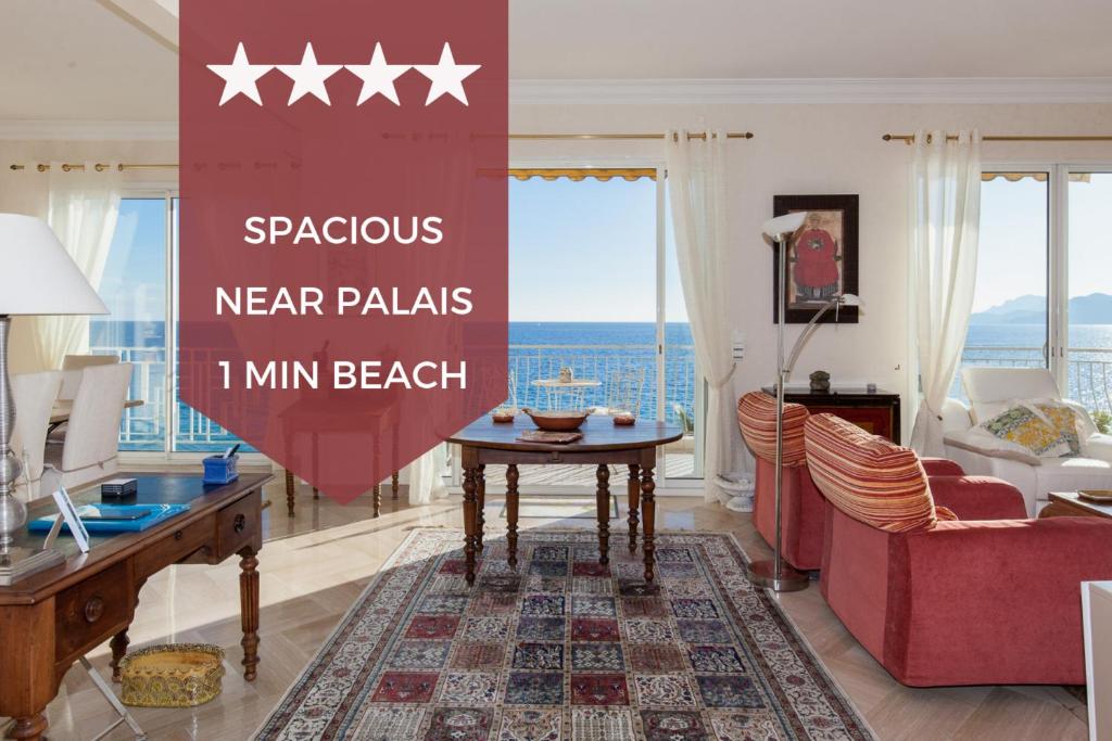 Appartement KIKILOUE MAGICAL One of the most beautiful views of the sea in Cannes 1 avenue Laugier 06400 Cannes