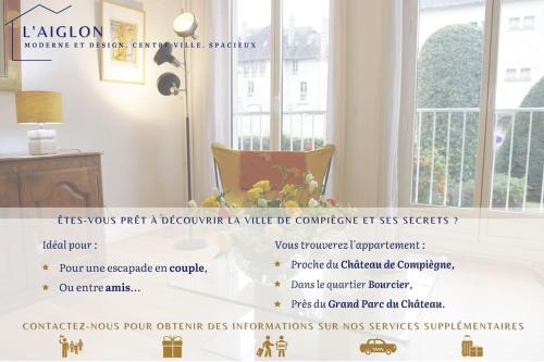 L'Aiglon- Modern & Spacious - Compiègne