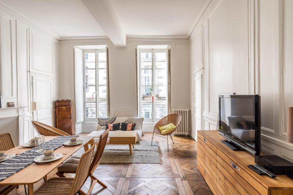 Appartement L'Alcôve - Volume et Elégance en coeur de ville 3 Rue de Bertrand 35000 Rennes