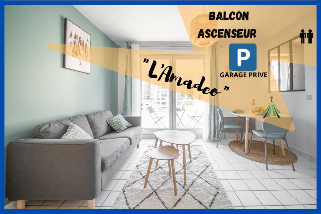 Appartement #L’Amadeo#Parking Privée/Balcon/Lumineux/Qrt Calme 38 Rue Amadéo 63000 Clermont-Ferrand