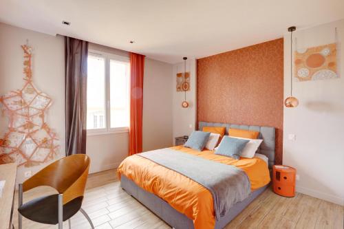 L'Amandine ,45 m2 terrasse et garage centre ville
