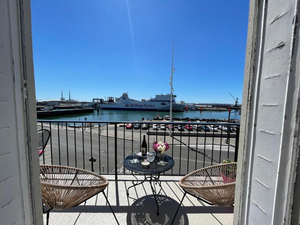 Appartement L'ancre, Studio Perret vue mer. 105 Quai de Southampton 76600 Le Havre