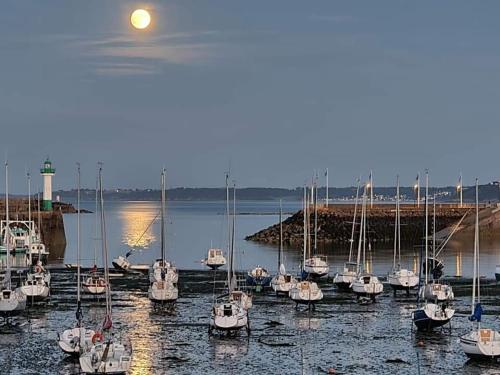 L’appart du Portrieux, vue mer exceptionnelle, wifi