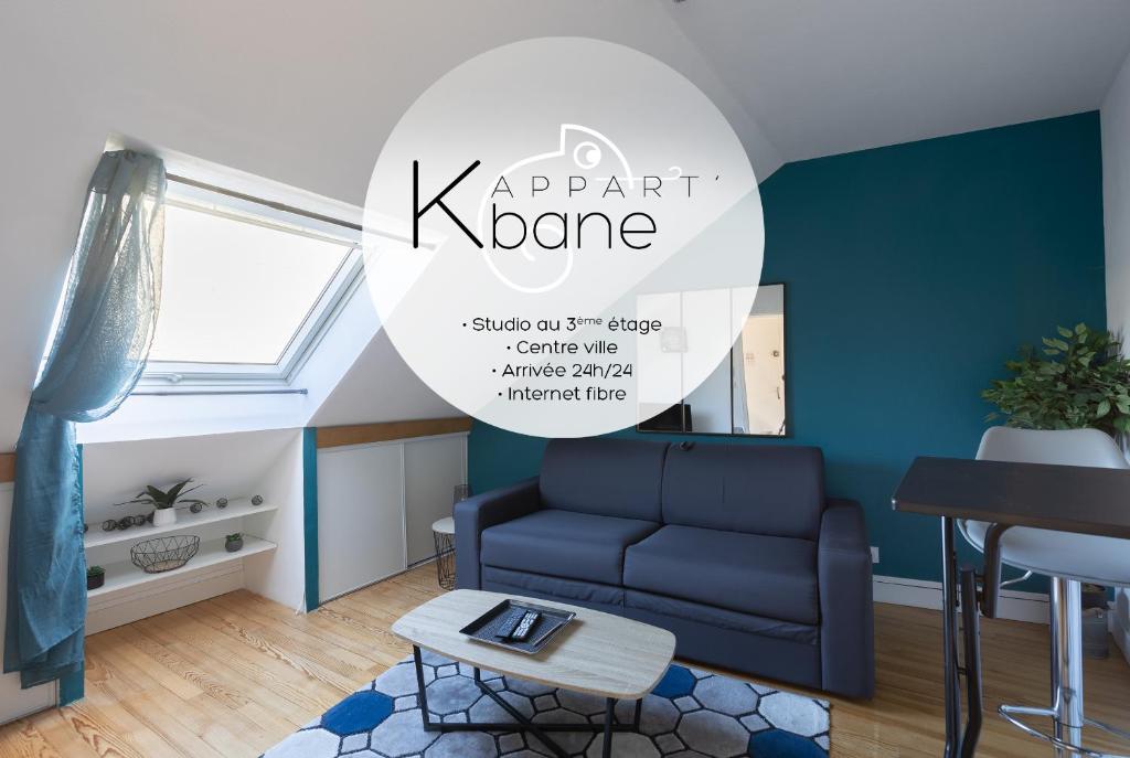 Appartement L'appart K-BANE- Wifi Fibre- Checkin auto- 2 pers 27 Rue du Port 72100 Le Mans