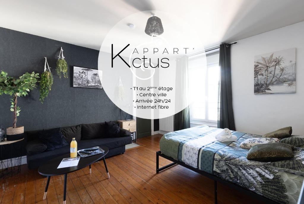 Appartement L'appart K-ctus - Moderne et design, 4 pers 27 Rue du Port 72100 Le Mans