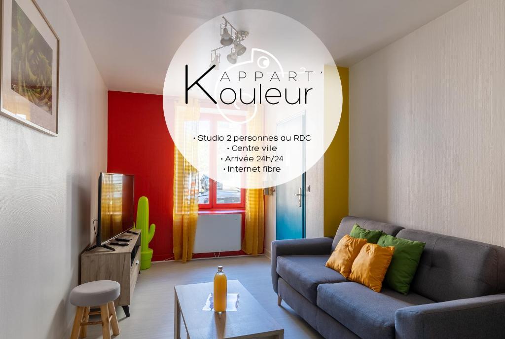 L'appart K-OULEUR- Wifi Fibre-Checkin auto- 2 pers 27 Rue du Port, 72100 Le Mans