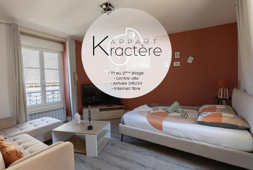 L'appart K-ractère- City, cosy et design pour 4 pers 27 Rue du Port, 72100 Le Mans