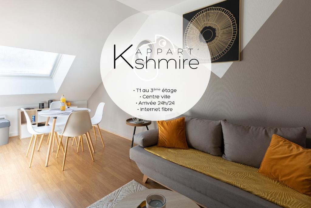 Appartement L'appart K-shmire- Cosy et spacieux, 4 pers 27 Rue du Port 72100 Le Mans