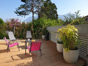 L'appartement JARDIN avec vue montagnes