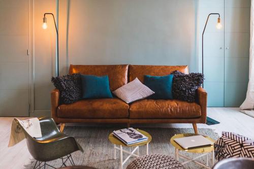 L'ATELIER KEYWEEK Vintage Duplex Apartment with Parking Biarritz Center
