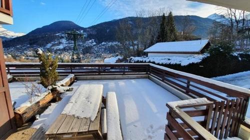 Appartement l'Edel - Vue Massif Mont-Blanc Saint-Gervais-les-Bains france