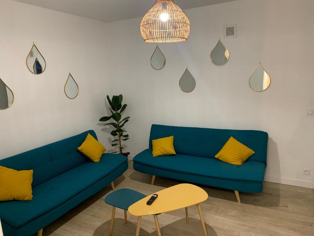 L EFFET MER 70M2 avec 2 chambres doubles, avec parking GRATUIT Netflix, Disney plus, Amazon prime 2ème étages 163 Rue du Général Chanzy, 76200 Dieppe