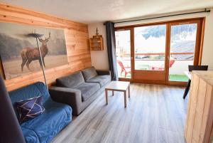 Appartement L'Enchalpe, Grand et lumineux studio avec coin montagne 4-6 pers, 60m des pistes, PISCINE COUVERTE, grand balcon expo EST, DRAPS NON COMPRIS S66 2860 Route de la Moussiere d'En Haut 74430 Saint-Jean-dʼAulps Rhône-Alpes