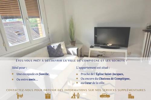 L'ensoleillé de Compiègne - Lumineux & Spacieux