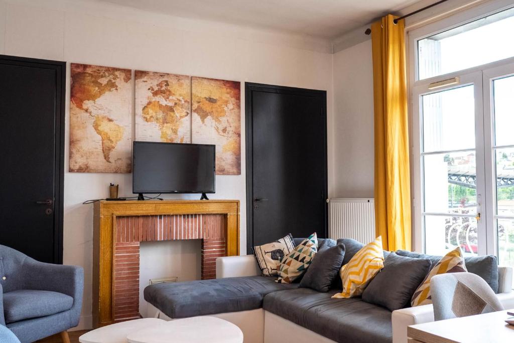 L'Escale - Grand appartement 4 chambres - proche gare et centre-ville 49 Boulevard du Grand Cerf, 86000 Poitiers