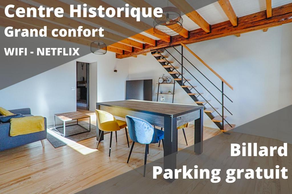 Appartement L’Escarpin - Billard - centre historique 8 Rue du Puy 26100 Romans-sur-Isère