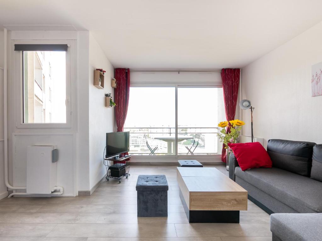 Appartement L'Etoile - Vue - 4 personnes - Rêve au Mans 12 èmè étage, Aile C, n°294 2 Rue Alcide de Gasperi 72100 Le Mans