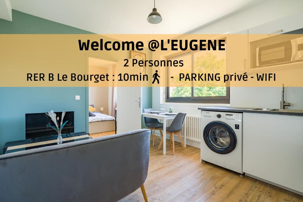 Appartement L'Eugène - 10min du RER B Le Bourget, Parking, Wifi 19 Rue Eugène Sue 93700 Drancy