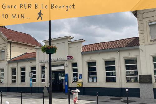 L'Eugène - 10min du RER B Le Bourget, Parking, Wifi