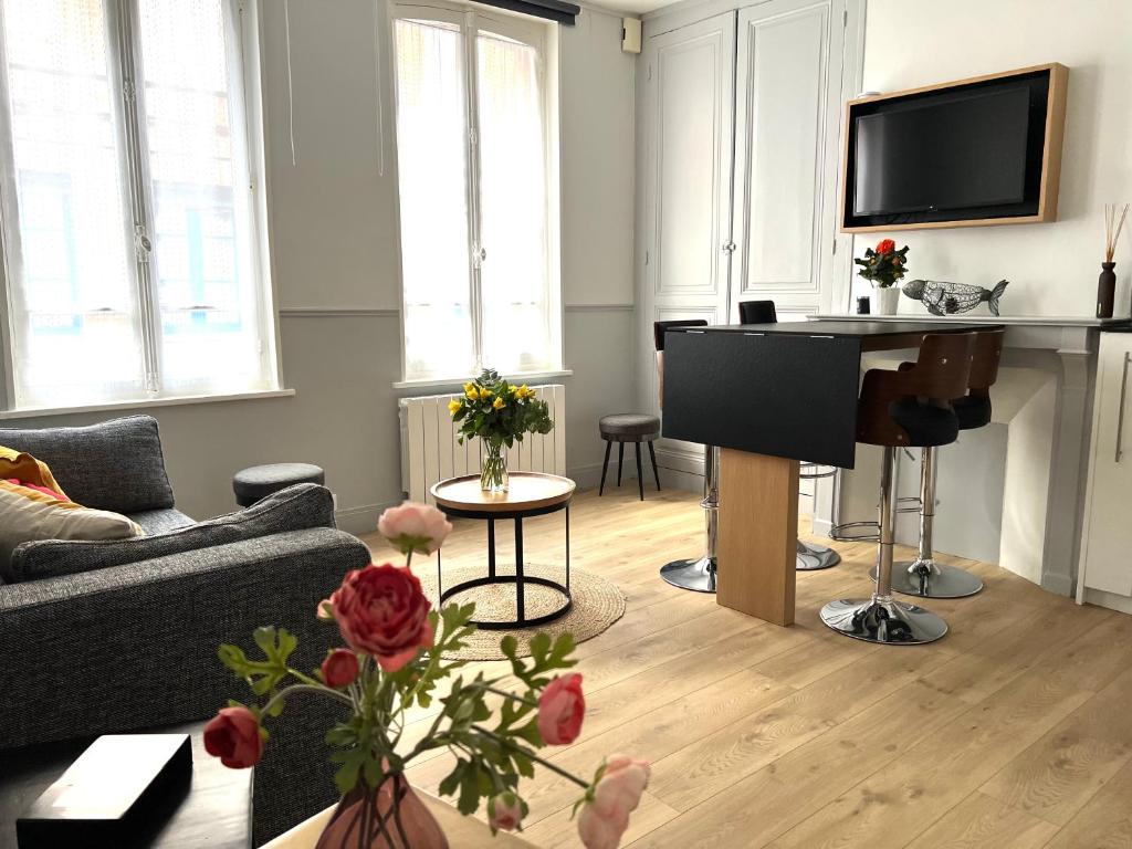 Appartement L'évasion 1er étage 21 Rue Haute 14600 Honfleur