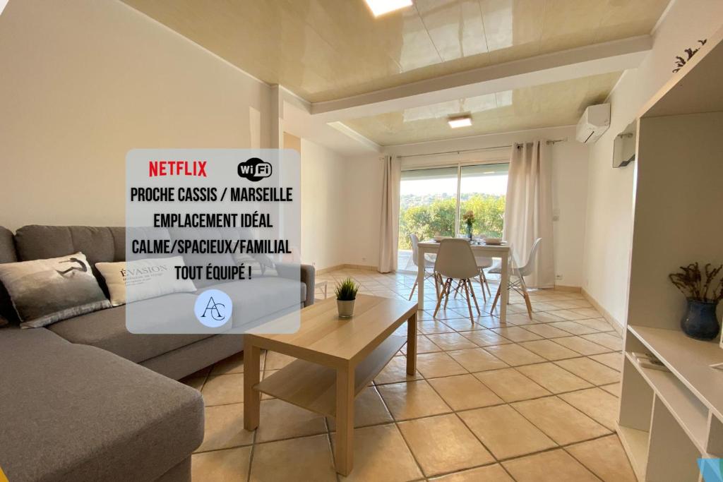 Appartement ☆ L'évasion En Provence ☆ Clim-Wifi-Netflix ☆ 35 Rue Frederic Joliot-Curie 13470 Carnoux-en-Provence