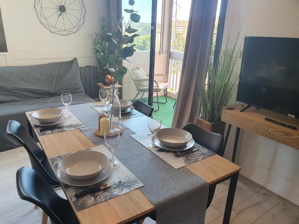 Appartement L'exotique ! Résidence les Hautes Plaines 04800 Gréoux-les-Bains