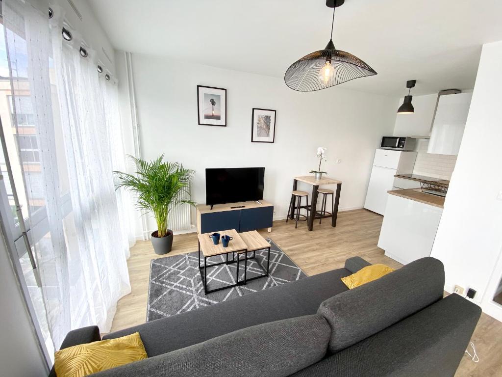 Appartement L'INDUSTRIEL CHIC, 2 PIECES AVEC VU IMPRENABLE SUR ROUEN 193 Rue du Renard 76000 Rouen