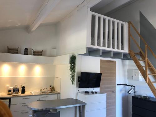 L'instant d'une pause Studio mezzanine avec jardin proche Montpellier