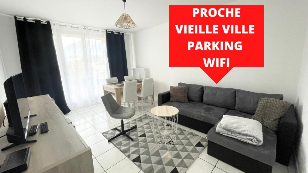 Appartement L'Isernon - Spacieux T2 au bord de la rivière 15 Rue de l'Isernon 74000 Annecy