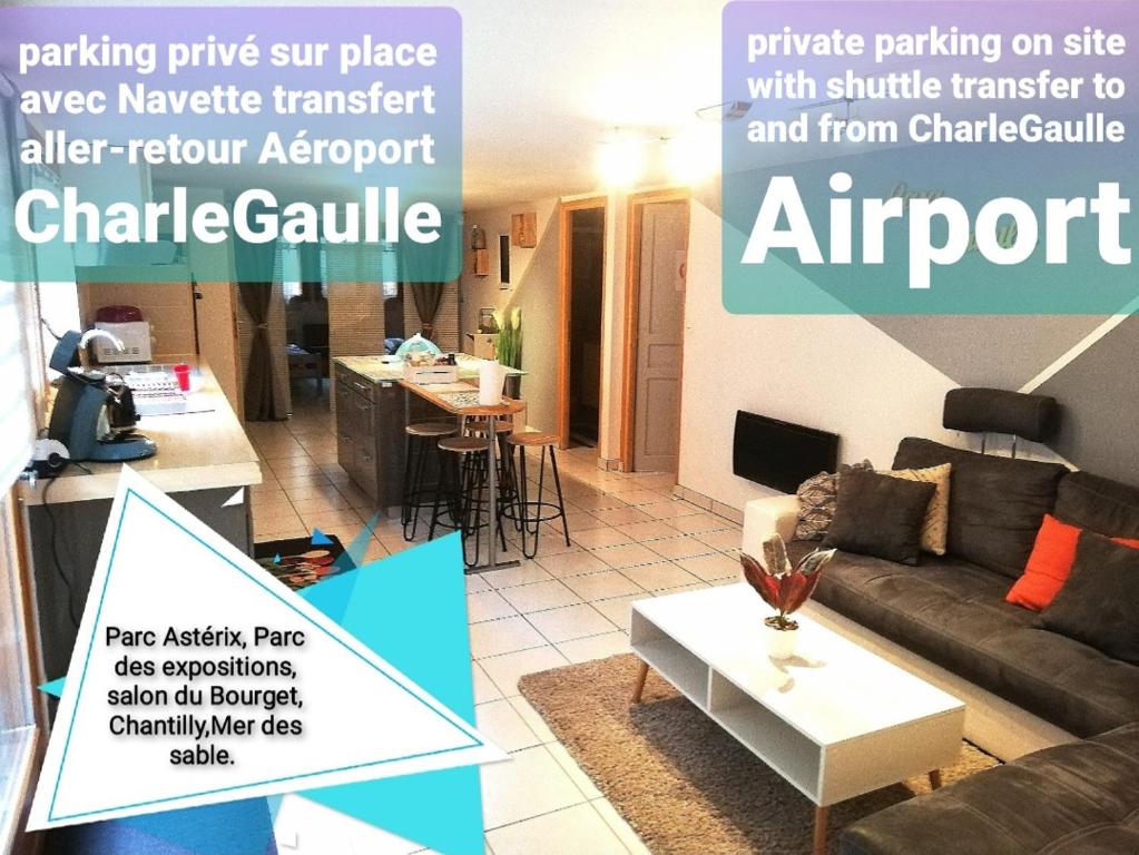 Appartement La Casa Family 23 Rue Serge Laverdure 95670 Marly-la-Ville