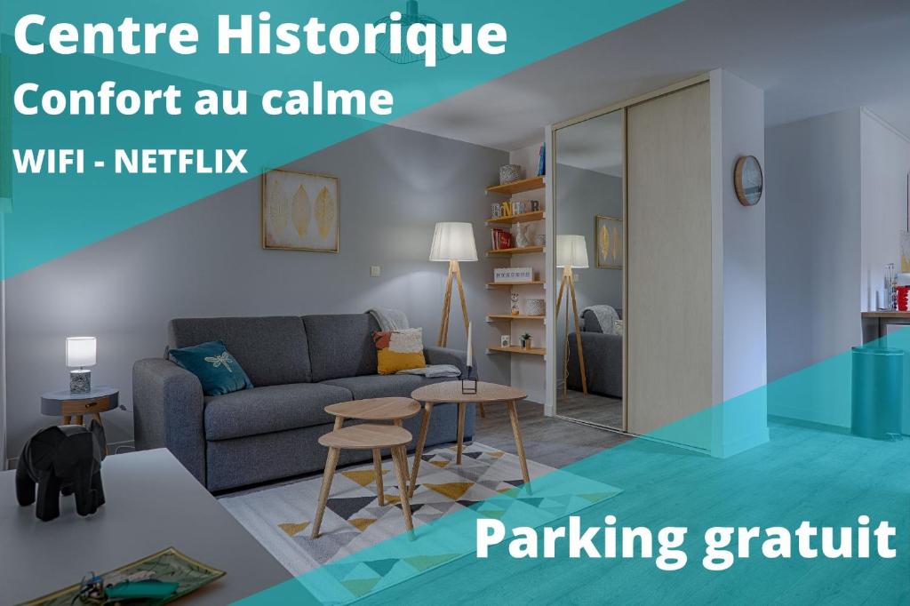 Appartement La chopine - grand studio, centre historique, hôtel de ville 8 Rue du Puy 26100 Romans-sur-Isère